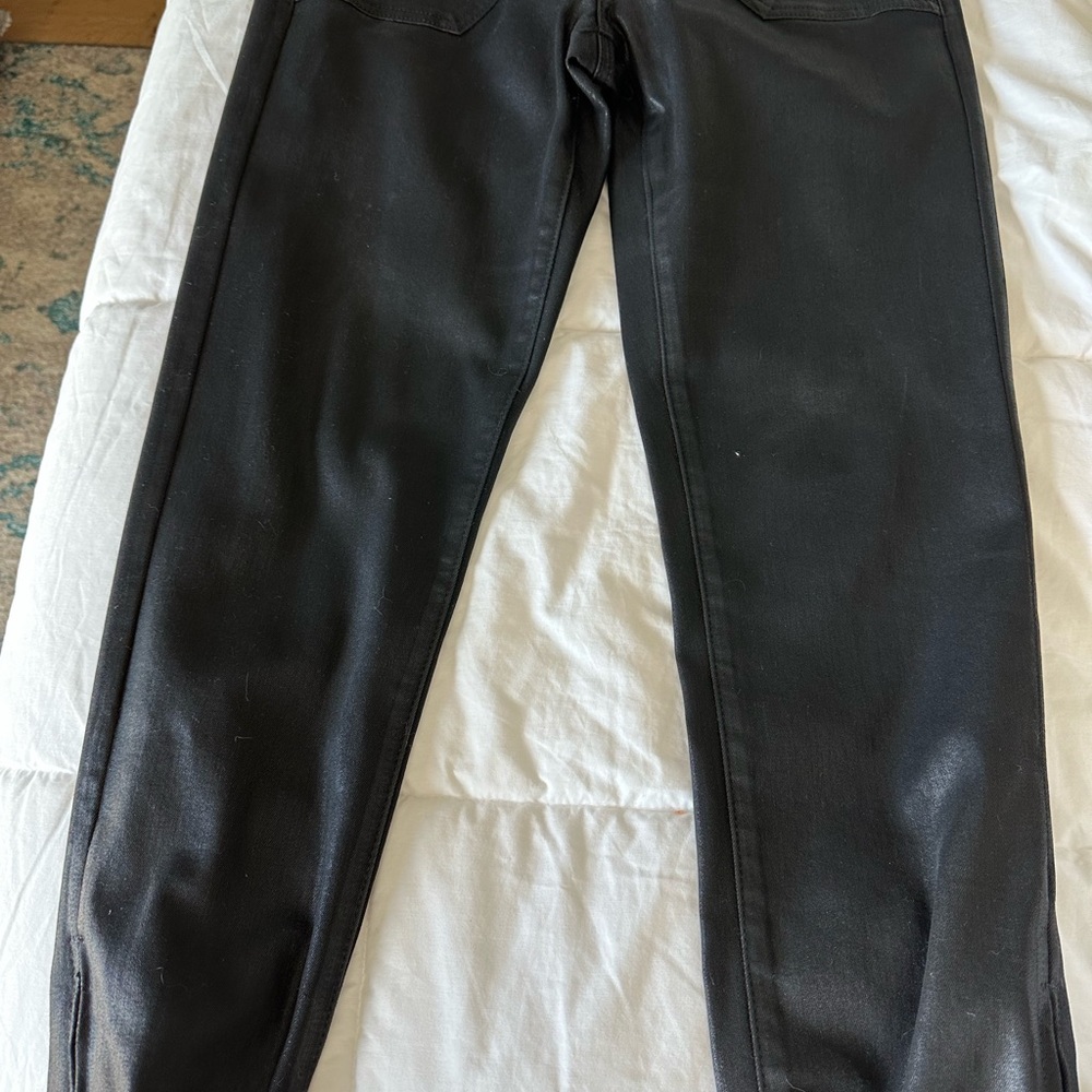 Women's Paige coated denim